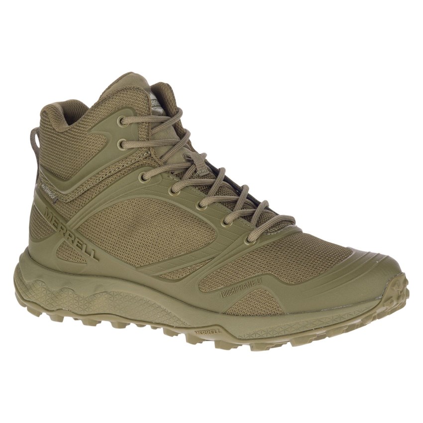 Bottes de Securite Merrell Breacher Tactical Vert Olive Homme | M.M.XLYF